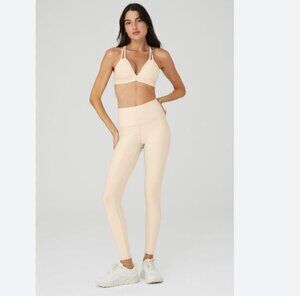 Alo Yoga High Waist Airlift Legging 7/8 Macadamia Beige Tan